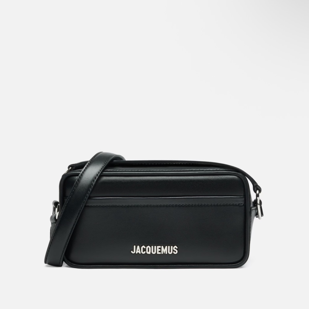 Jacquemus Black Messenger Bag Sleek Design